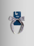 JoJo Maman Bébé yellow floral bow headband, imported from the UK