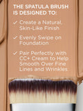 IT Cosmetics Heavenly Luxe Smoothing Spatula Foundation Brush, UK version