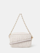 Next Accessorize Cream Small Ruched Cross-Body Bag- Buy online at McGrocer