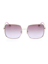 Next Guess Natural Metal Square Sunglasses- Buy online at McGrocer