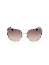 Next Guess Black Metal Cat Eye Sunglasses- Buy online at McGrocer