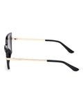 Guess black rectangular sunglasses with snake print, UK version