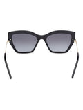 Guess black rectangular sunglasses with snake print, UK version