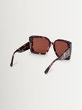 Max Mara brown modern sunglasses filter category 3, UK version