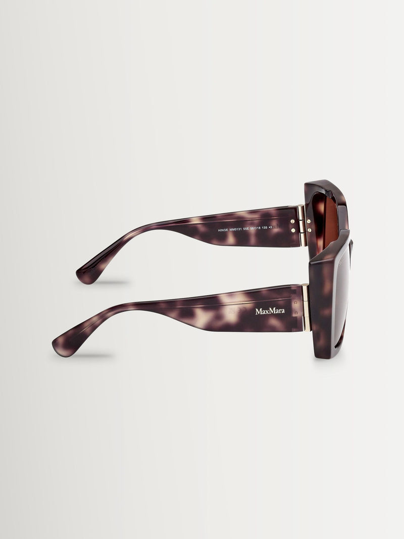 Max Mara brown modern sunglasses filter category 3, UK version