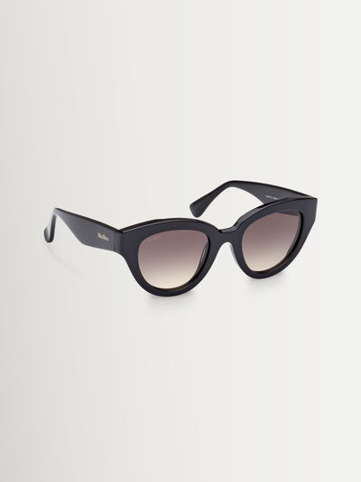 Next Max Mara Black Round Sunglasses- Buy online at McGrocer