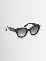 Next Max Mara Black Round Sunglasses- Buy online at McGrocer