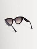 Max Mara black round sunglasses with plastic frame - British product