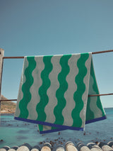 Next Beach Towel Green Wiggle 4cm x 23cm- Buy online at McGrocer