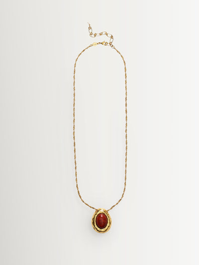Next Anni Lu Gold Plated Cherry On Top Necklace- Buy online at McGrocer