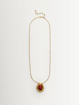 Next Anni Lu Gold Plated Cherry On Top Necklace- Buy online at McGrocer