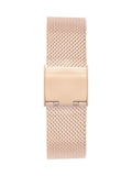 Limit Gold 29mm square analogue watch with mesh strap, UK version