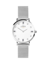 Next Limit Silver Secret Garden 36mm Round Analogue Watch- Buy online at McGrocer