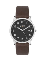 Next Limit Brown Modern 38mm Round Analogue Watch With Strap- Buy online at McGrocer