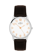 Next Limit Brown 38mm Round Analogue Watch- Buy online at McGrocer