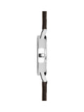 Limit Brown 38mm round analogue watch with dark brown strap, UK version