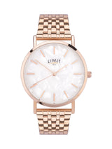 Next Limit Gold 35mm Round Analogue Watch With Bracelet- Buy online at McGrocer