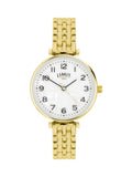 Limit gold round analogue watch with bracelet 30mm, UK version