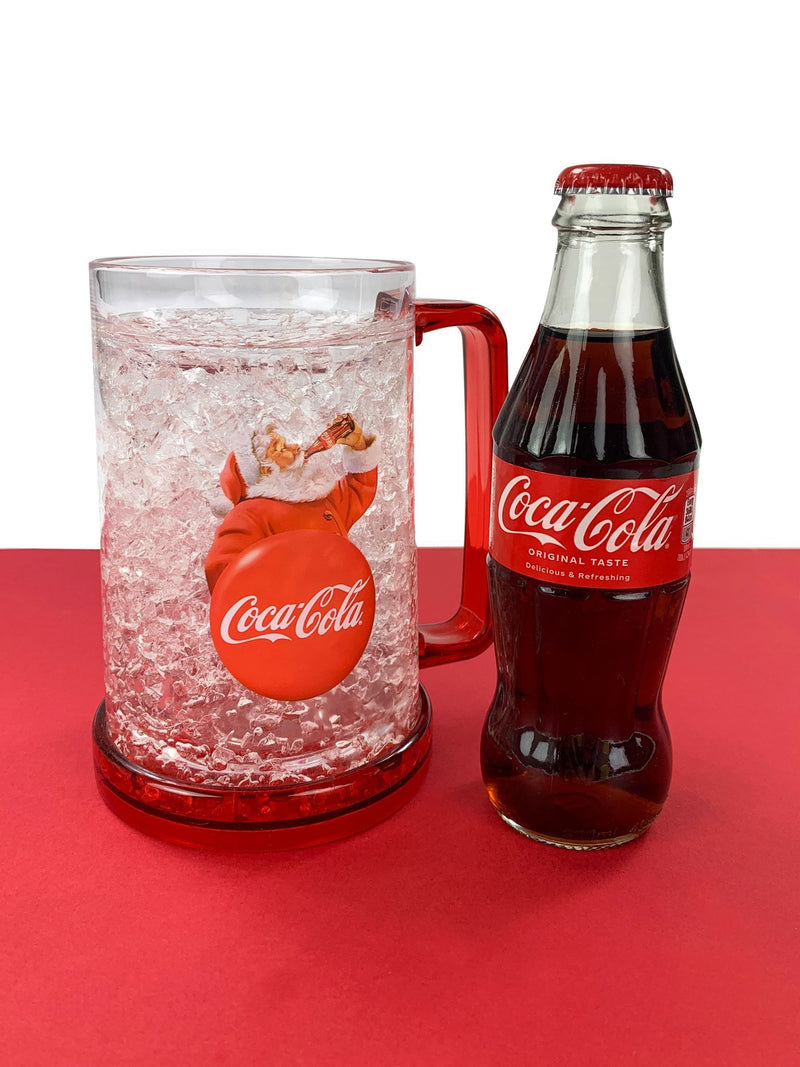 Coca-Cola chiller mug gift set with 200ml bottle - British product