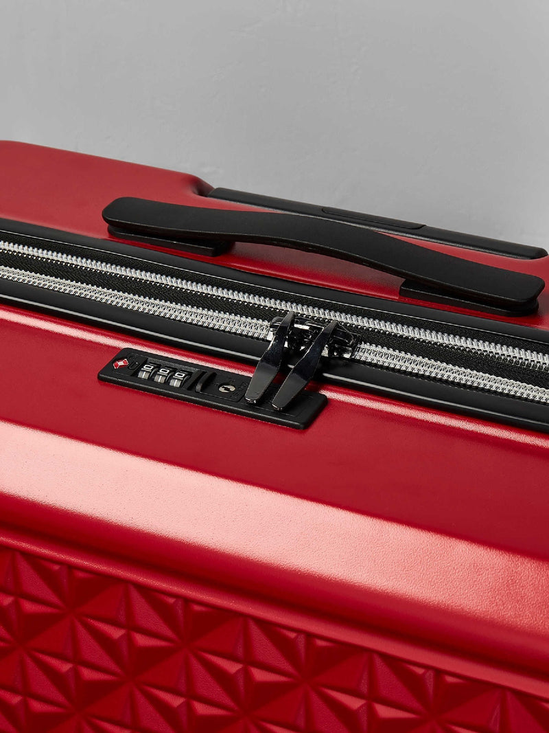 Rock red large Maya suitcase (British brand)