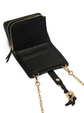 Victoria's Secret black nappa convertible chain wallet, imported from the UK