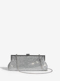 Friends Like These silver chain mail clutch bag - British product