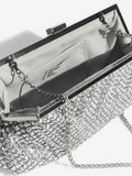 Friends Like These silver chain mail clutch bag - British product