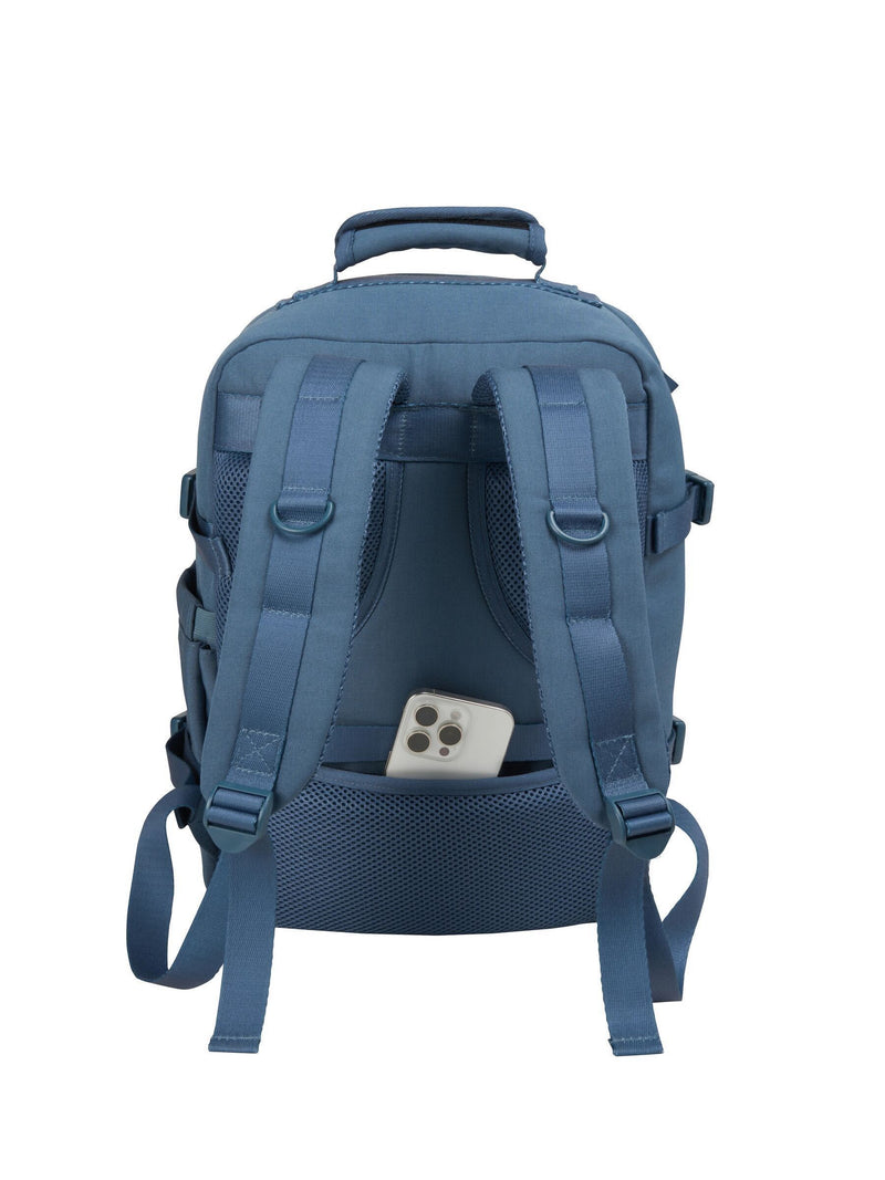Cabin Max Blue Chrome Metz underseat backpack 24L (British brand)