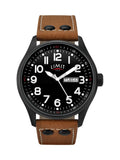Limit brown pilot analogue watch 43mm, UK version