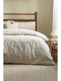 Holme Stripe Brushed Cotton Duvet Cover Set (British brand)