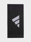 adidas black performance large towel, UK version
