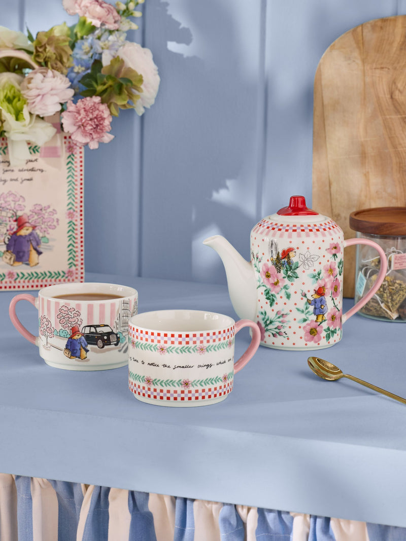 Cath Kidston Multi Paddington Goes to Town Stackable Tea For 2 Tea Set