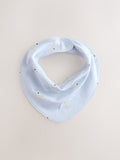 Baby dribble bibs pastel character 5 pack, imported from the UK