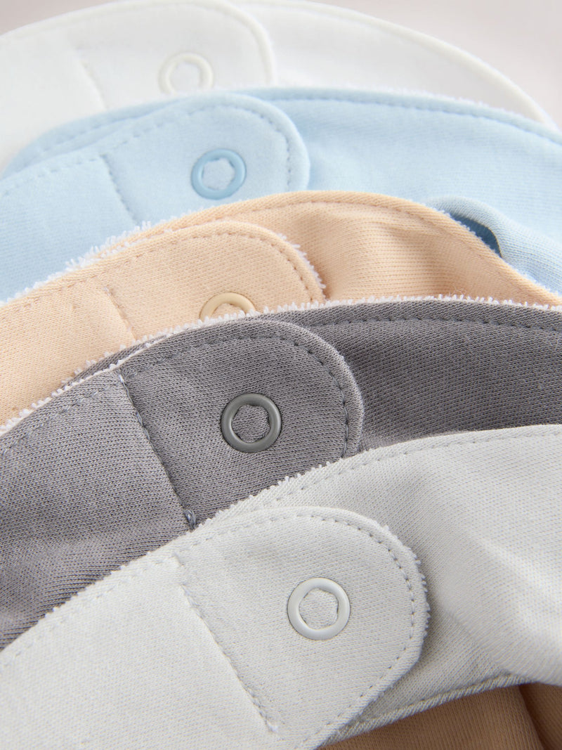Blue Milk Club baby bibs 5 pack (British brand)