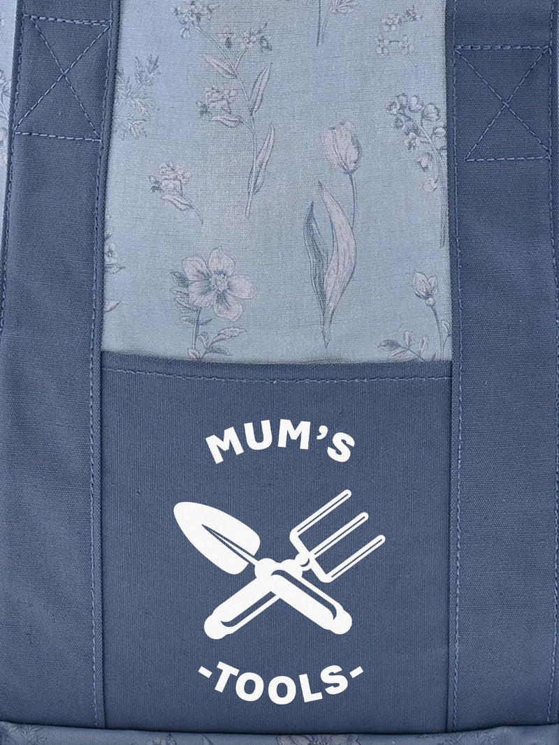 Loveabode personalised garden tote bag with floral print - British product