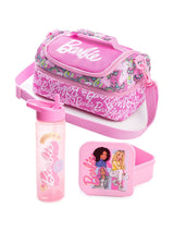 Next Vanilla Underground Pink Girls Barbie Bottle and Snack Pot Lunch Bag- Buy online at McGrocer