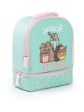 Pusheen green girls lunch bag and bottle set (British brand)