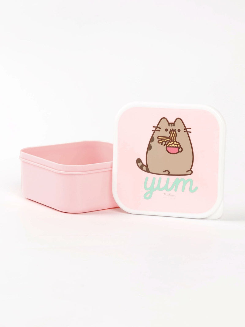Pusheen green girls lunch bag and bottle set (British brand)