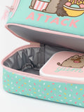 Pusheen green girls lunch bag and bottle set (British brand)