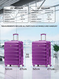 Flight Knight purple medium suitcase set, imported from the UK
