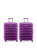 Flight Knight purple medium suitcase set, imported from the UK