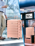 Flight Knight pink large suitcase set, imported from the UK