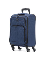 Next Flight Knight Blue Soft Case Carry On Suitcase- Buy online at McGrocer