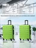 Flight Knight medium green hardcase suitcase, UK version