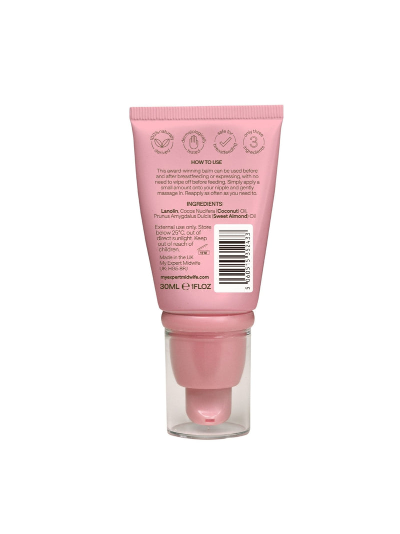 My Expert Midwife nipple balm 30ml, imported from the UK
