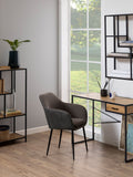 Actona Black Oak Seaford wall shelf with three additional oak shelves, UK version