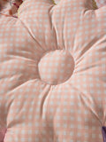 Pink and purple flower cushion, UK version