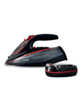Tower steam iron red/black ceramic soleplate, imported from the UK