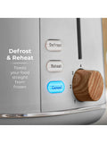 Tower Dove Grey Scandi 2 Slice Toaster (British brand)