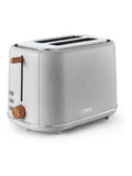 Tower Dove Grey Scandi 2 Slice Toaster (British brand)